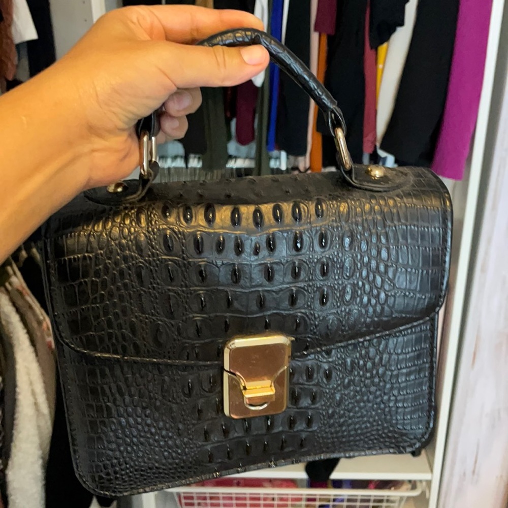 Black satchel